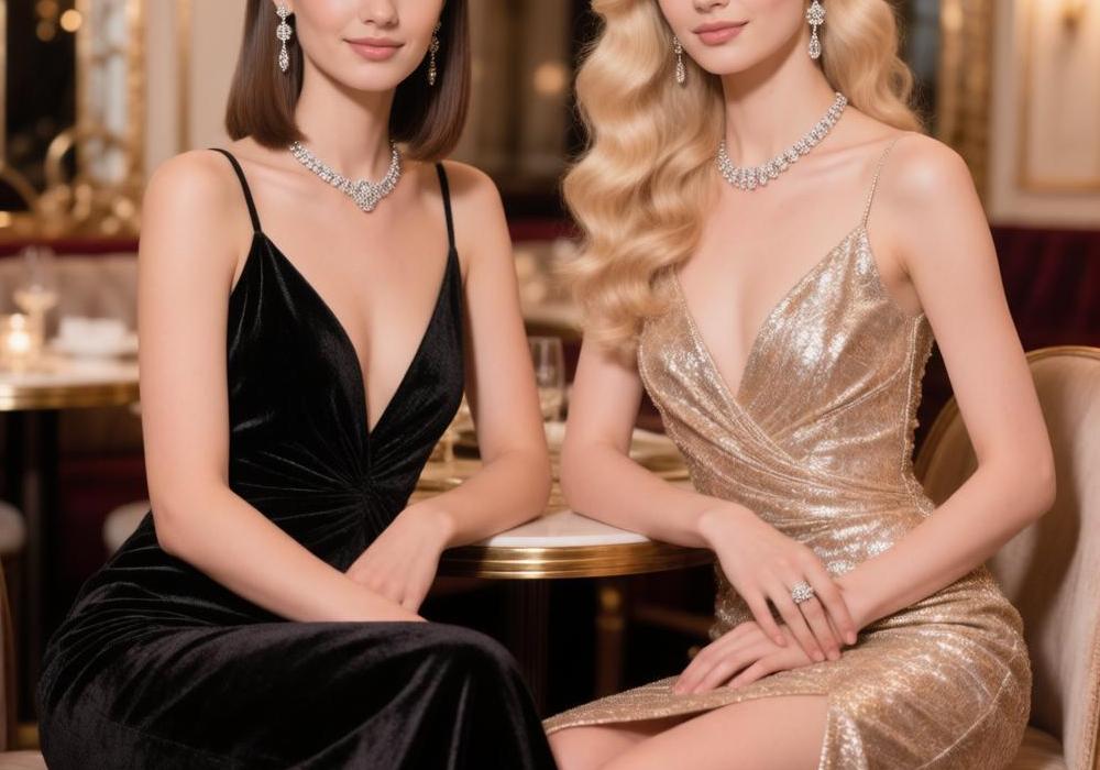 LUX models at an event in Boston